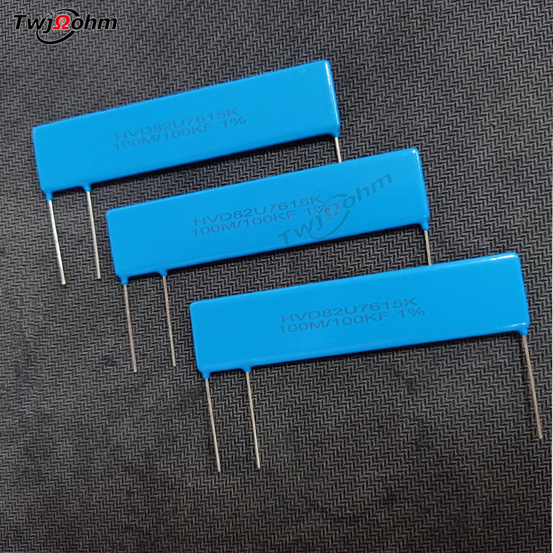 HVD82U7615K片狀分壓取樣電阻玻璃釉膜無(wú)感高壓器阻值100M/100K1%