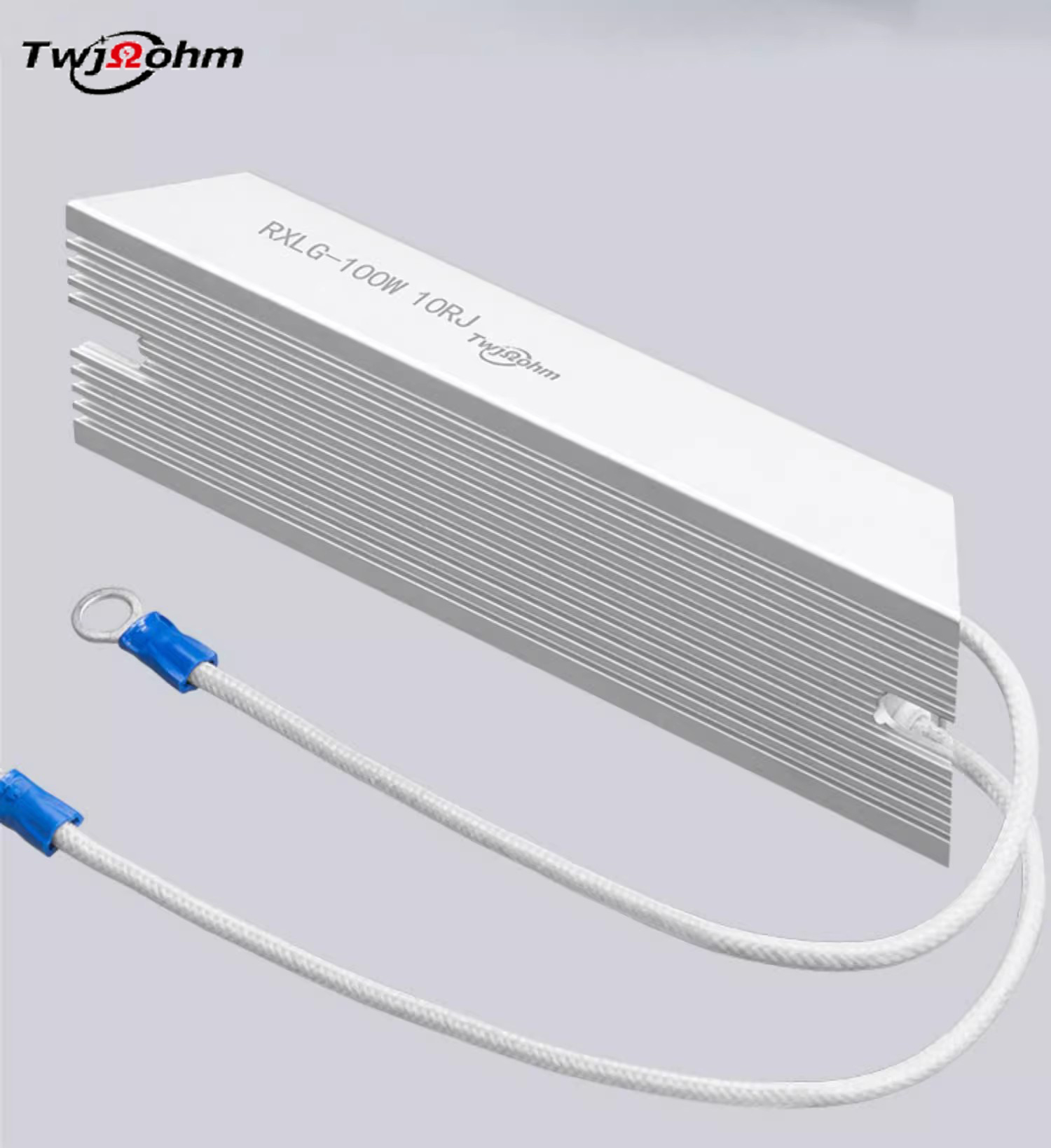 制動電阻剎車電阻RXLG-100W大功率變頻器伺服電機鋁殼電阻制 動電阻