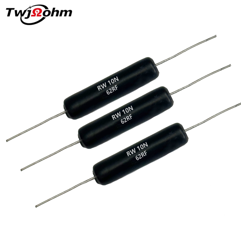 RW 大功率發(fā)燒音頻專用無感繞線電阻10W 0.1R0.2R6R5R3R8R1K100R